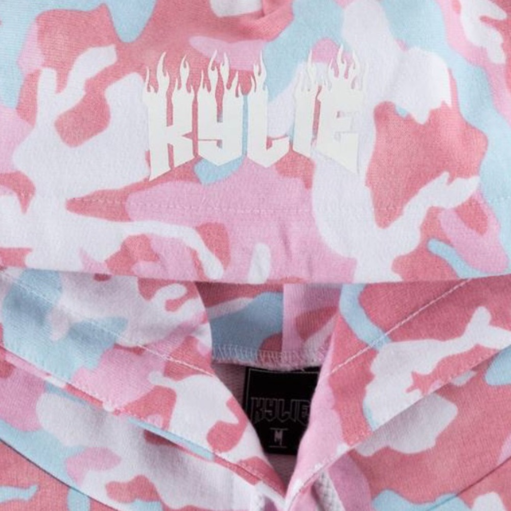 Kylie Shop pink camo hoodie